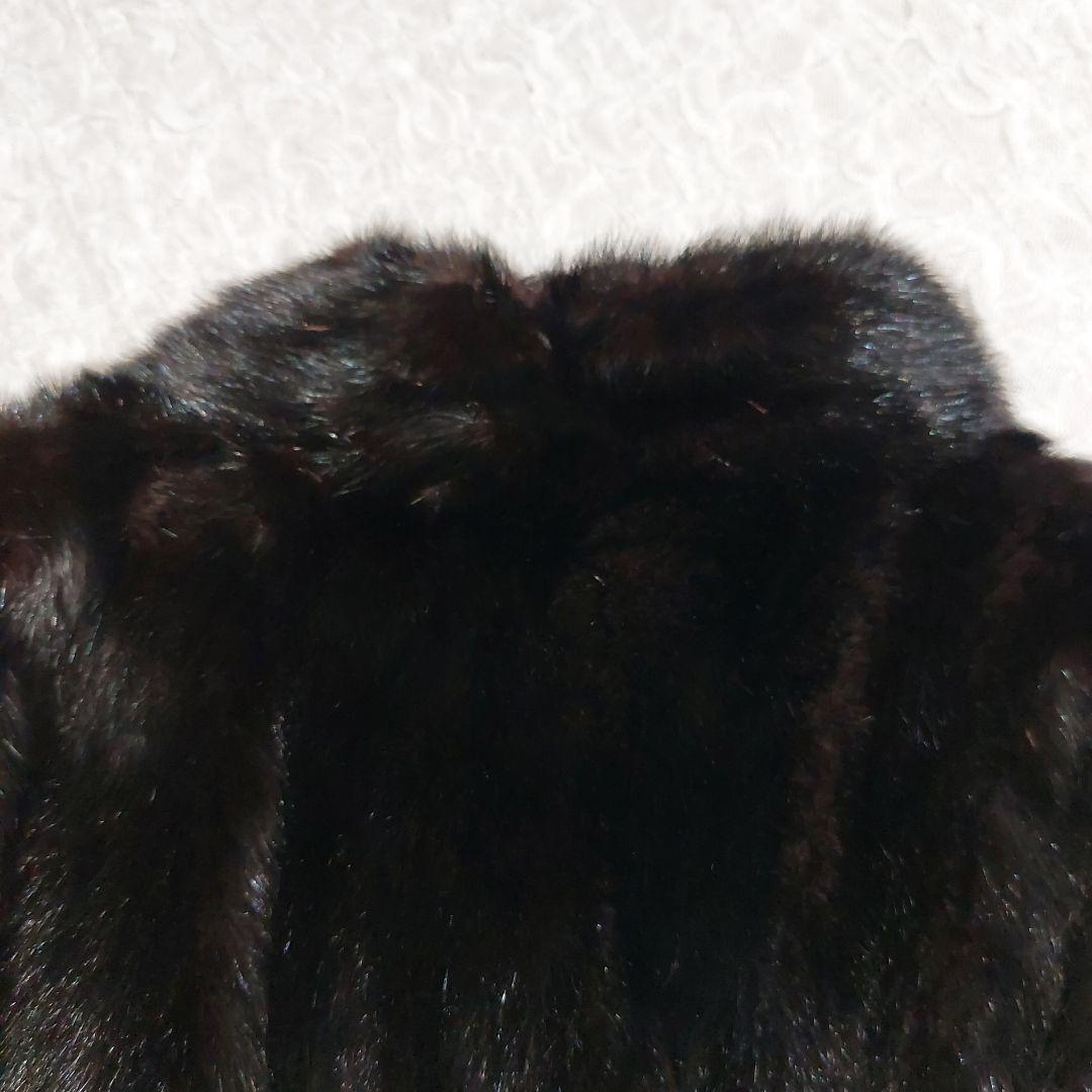 11号 リアルミンク MG Sable FUR 毛皮コート ロング丈 日本製