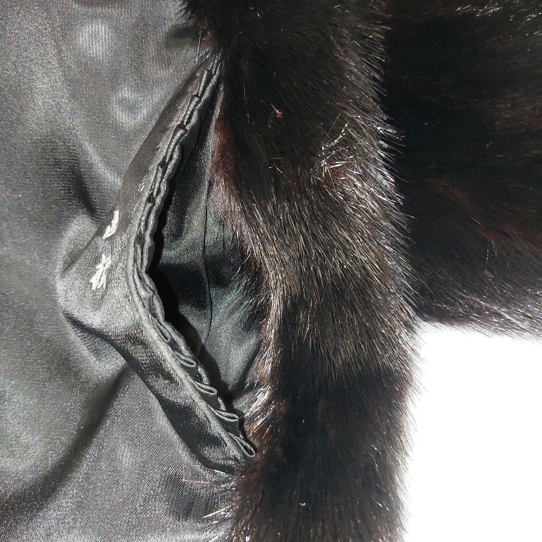 11号 リアルミンク MG Sable FUR 毛皮コート ロング丈 日本製