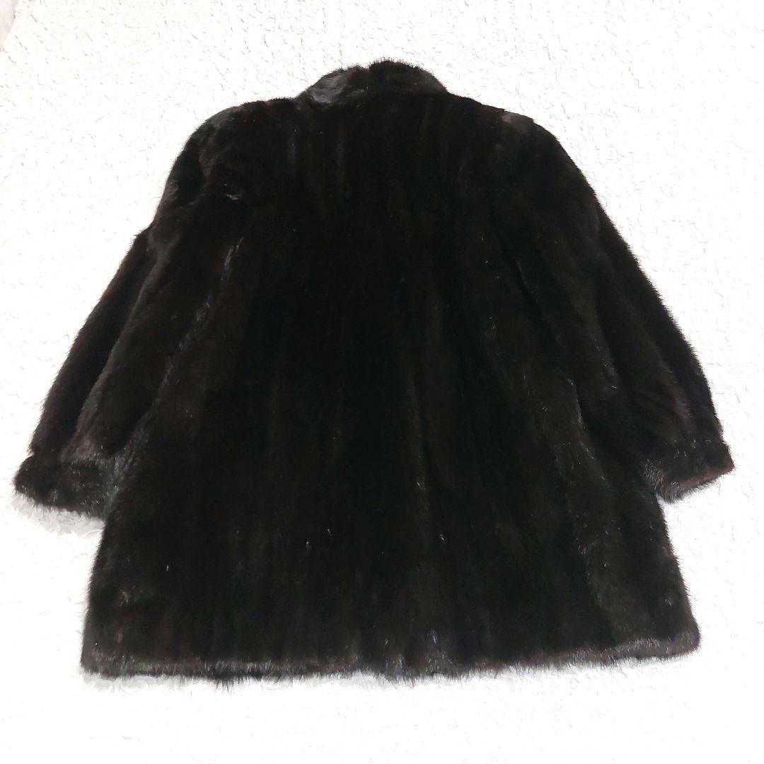 11号 リアルミンク MG Sable FUR 毛皮コート ロング丈 日本製