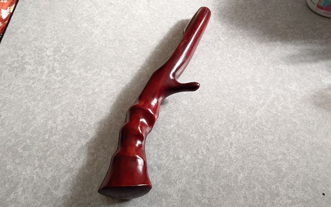 メガバスアームズ風グリップ　ウッドグリップ　ベイトグリップ