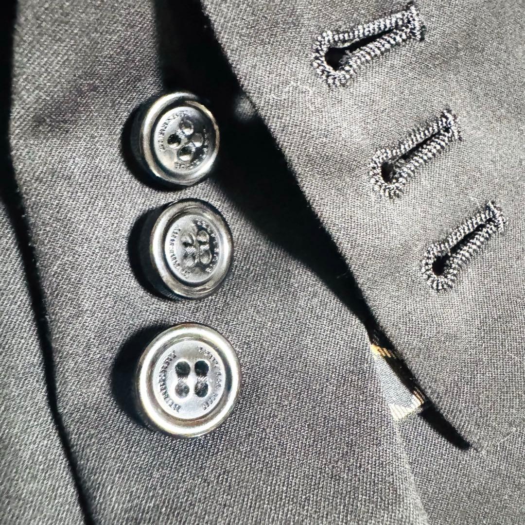 バーバリー ノバチェック スーツ ジャケット スカートセットアップ 黒 ブラック