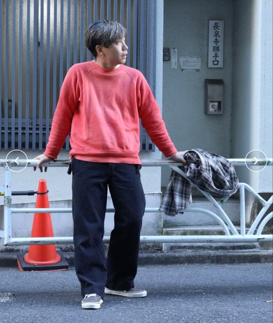 NANA　ブラックデニム　ワークパンツ　FJ ディッキーズ 32