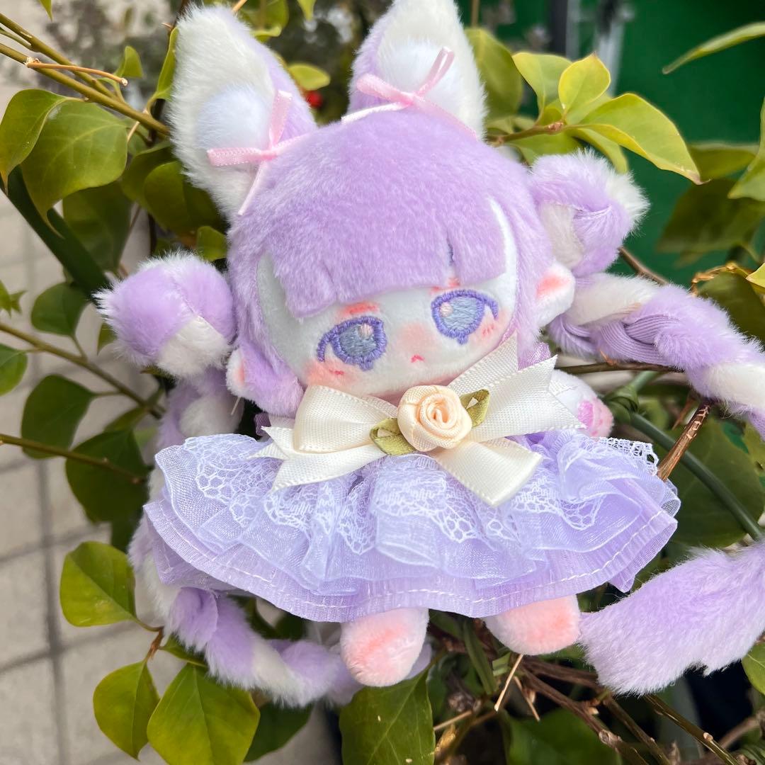 み*読様 自作ぬい ラベンダーミルクティーちゃん 無属性ぬいぐるみ