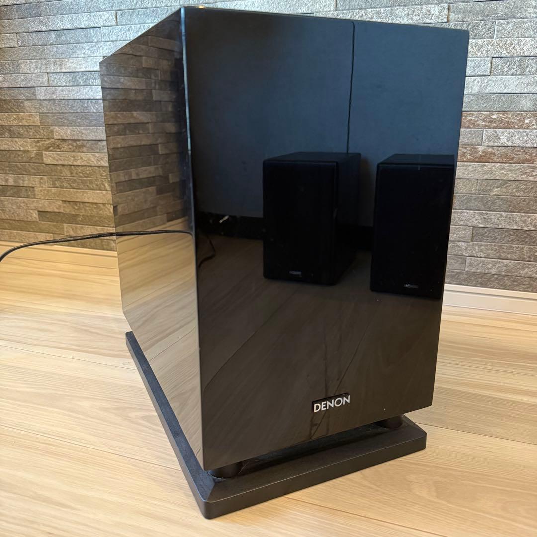 ［匿名配送］DENON サブウーファー DSW-300SG光沢ブラック