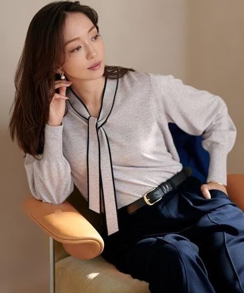 655新品23区 Oggi掲載ガラスフェザー ベルト38￥11990日本製