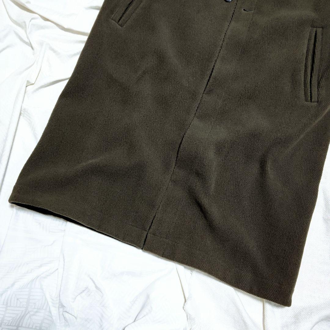 マッキントッシュMACKINTOSHヘリンボーンウールオーバーサイズフードコート