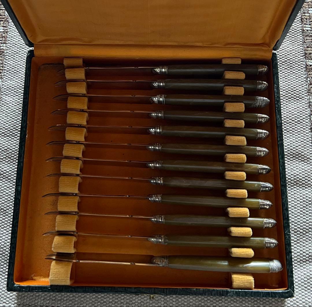 BADRAN　アンティーク フランス製メロン専用ナイフセット