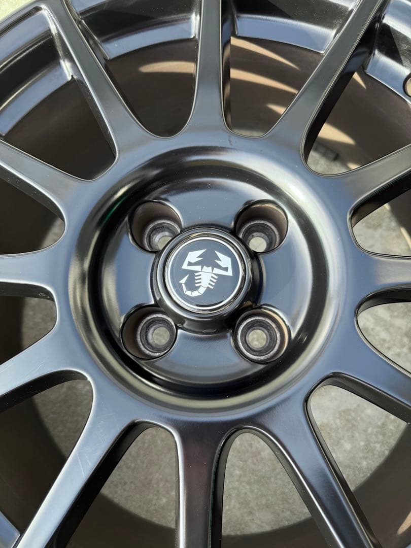 【希少】アバルト595コンペ パフォーマンスパッケージ ホイール4本セット 美品