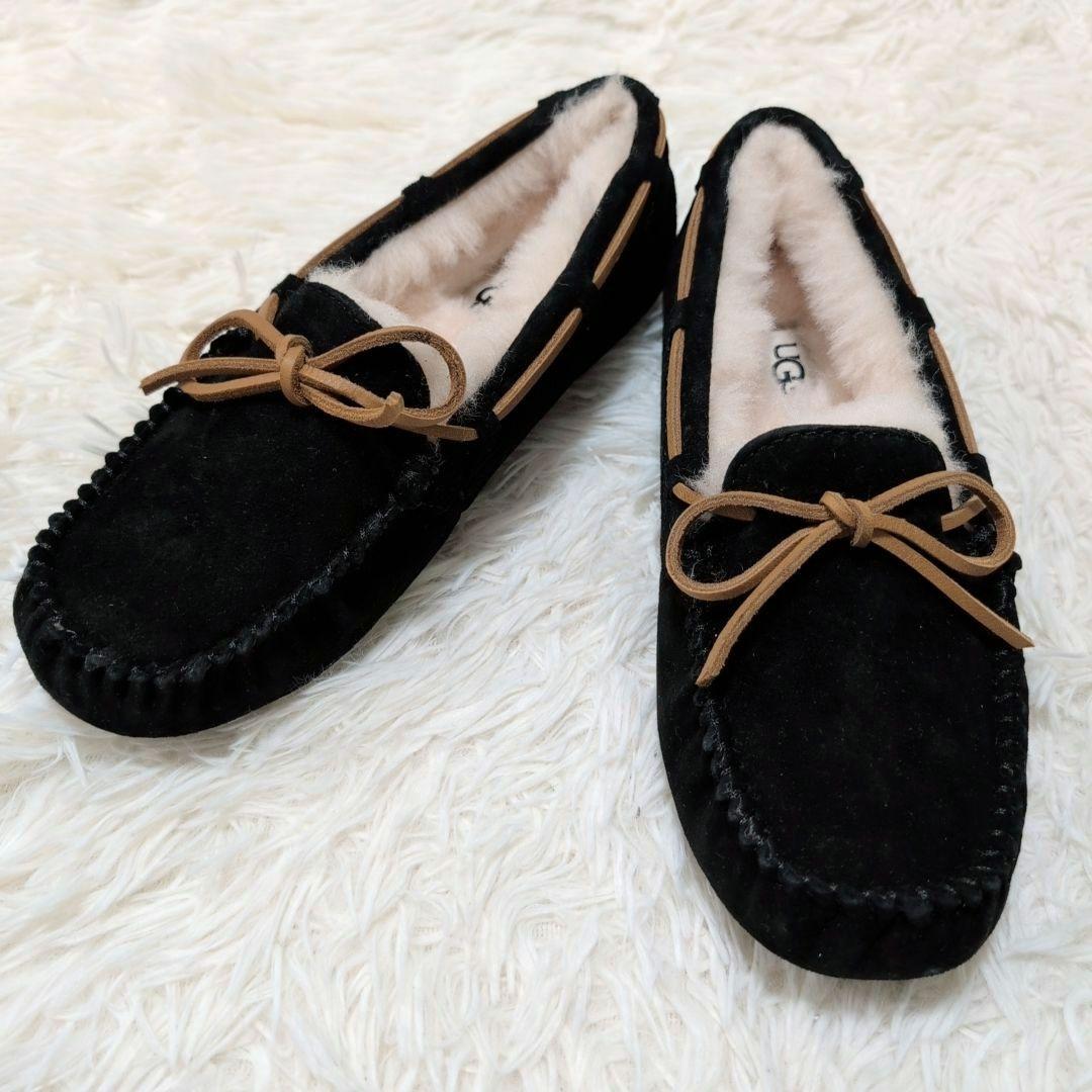 【未使用級】アグ ダコタ モカシン スリッポン ブラック 23.0cm