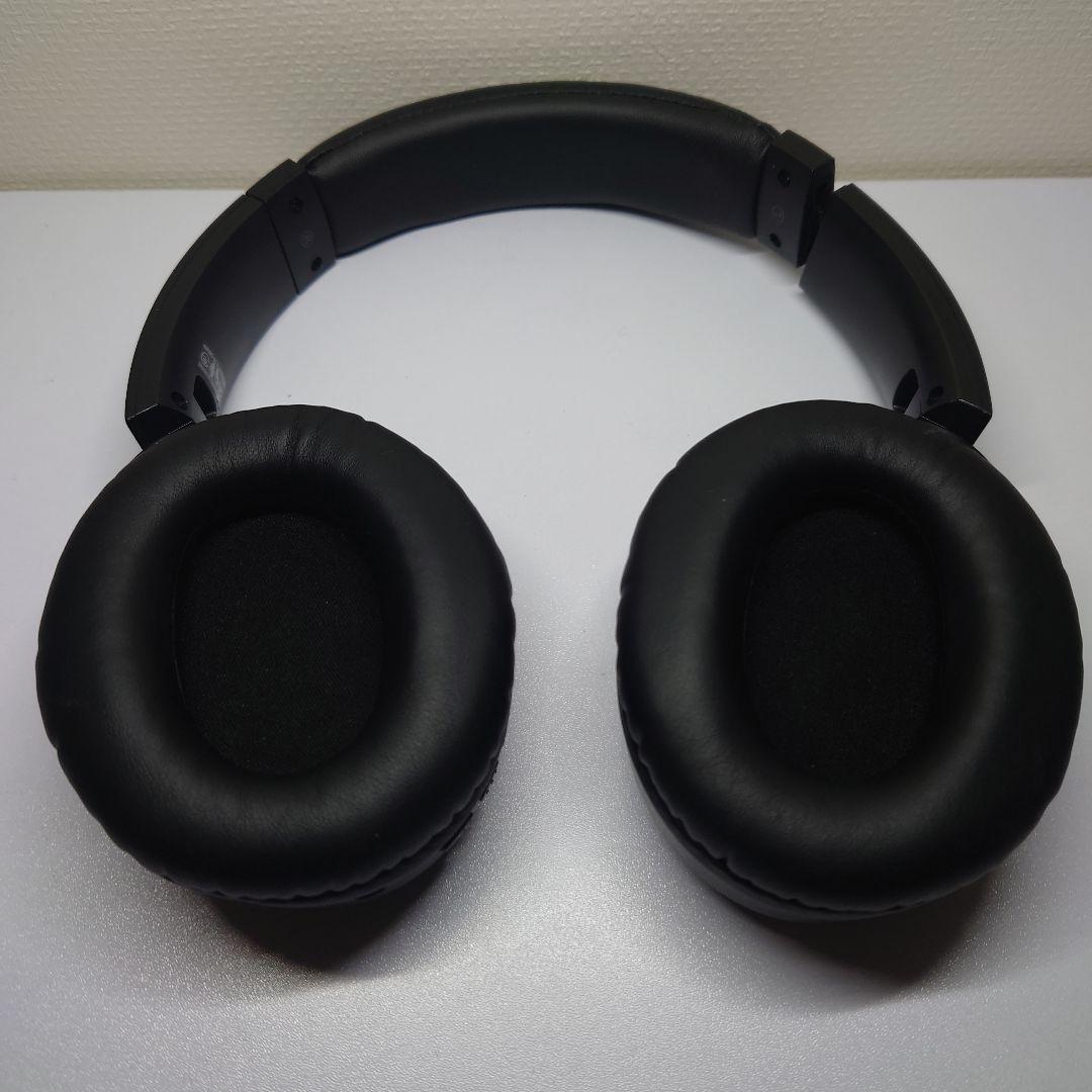 ブラック ワイヤレスヘッドホン オーバーイヤー