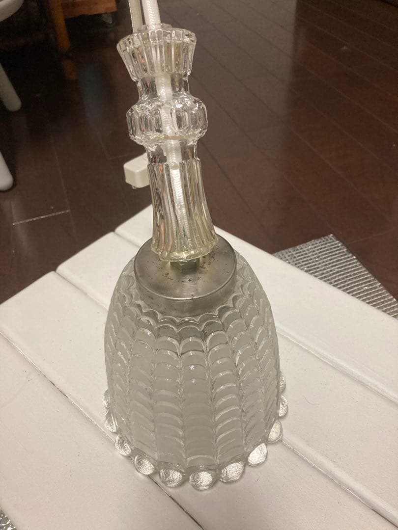 専用　ガラスペンダントライト　昭和レトロ　アンティーク　カットガラス