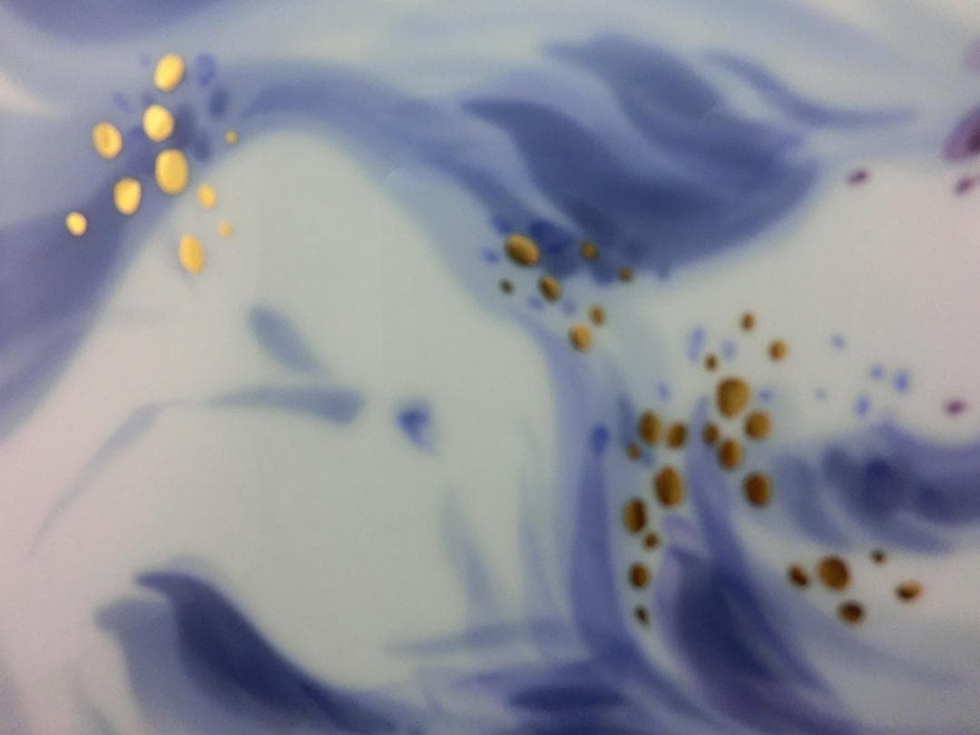 【マイセン】陶板画・金彩色絵人物文