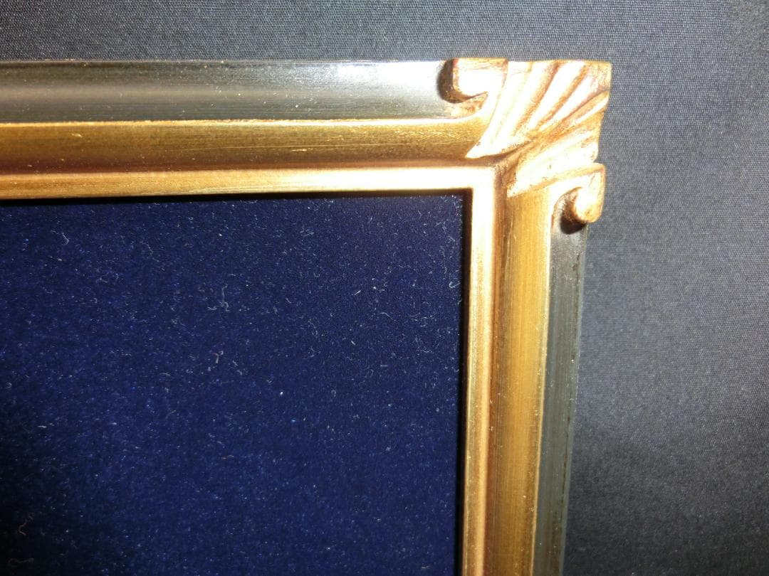 【マイセン】陶板画・金彩色絵人物文