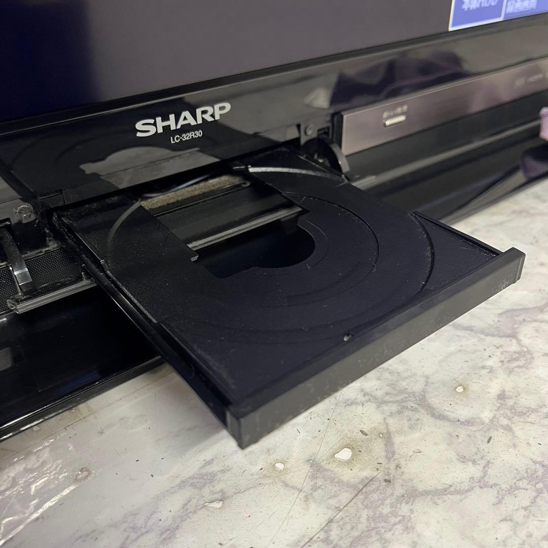 即日受渡❣️全国送料込シャープ ブルーレイ・HDD搭載32型TV録画ダビング機能