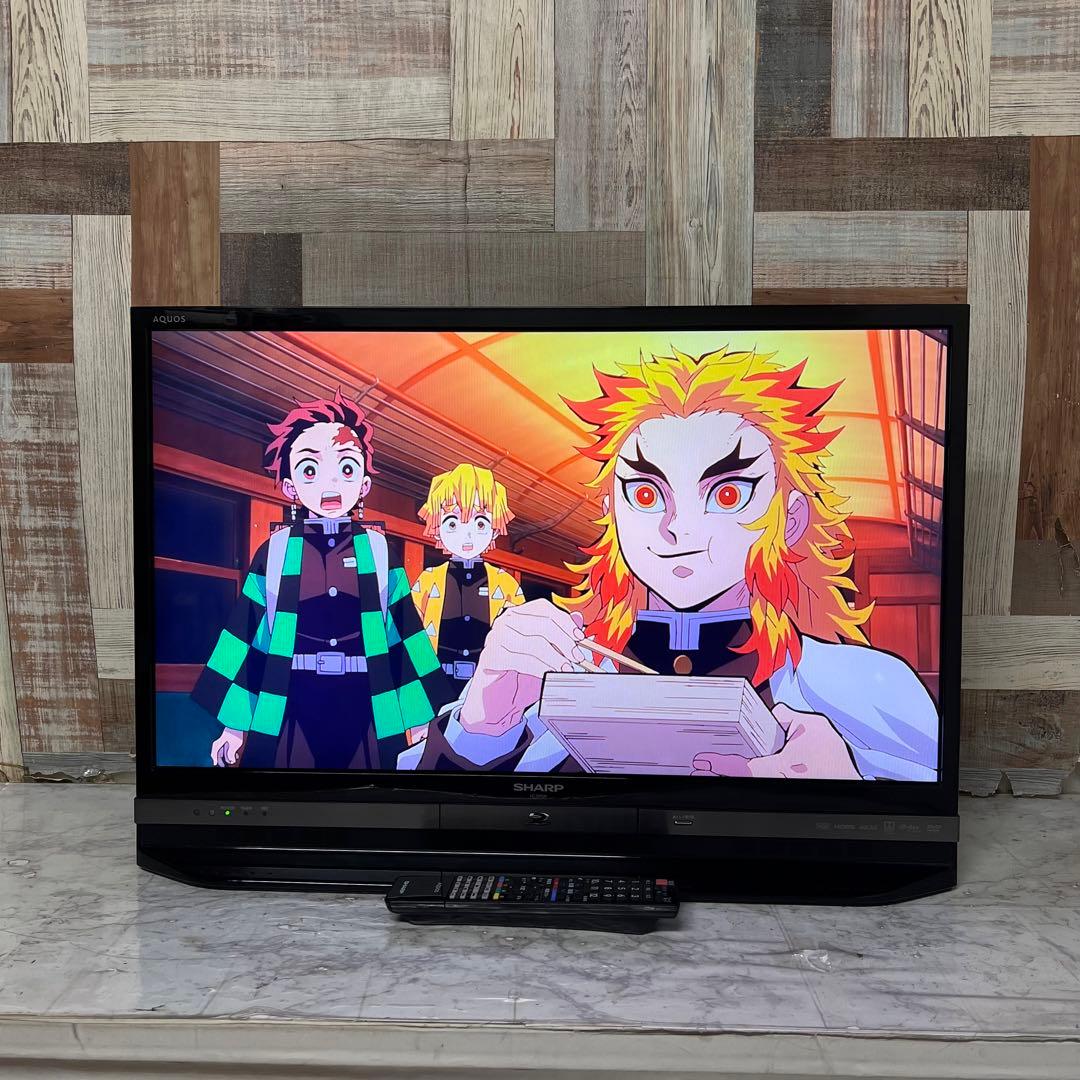 即日受渡❣️全国送料込シャープ ブルーレイ・HDD搭載32型TV録画ダビング機能
