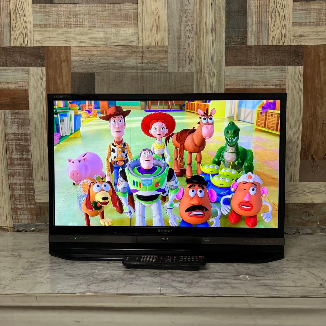 即日受渡❣️全国送料込シャープ ブルーレイ・HDD搭載32型TV録画ダビング機能