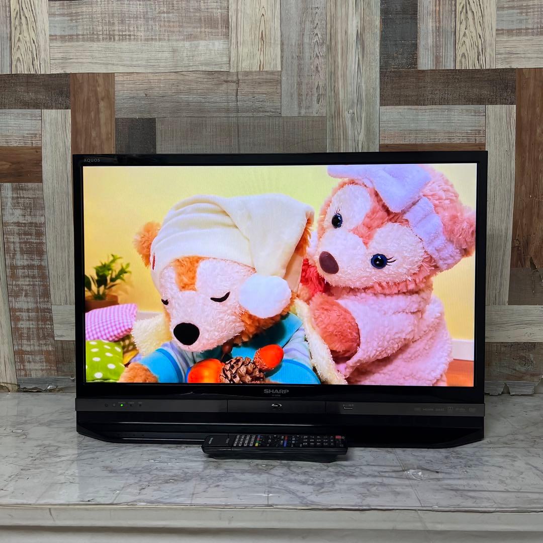 即日受渡❣️全国送料込シャープ ブルーレイ・HDD搭載32型TV録画ダビング機能