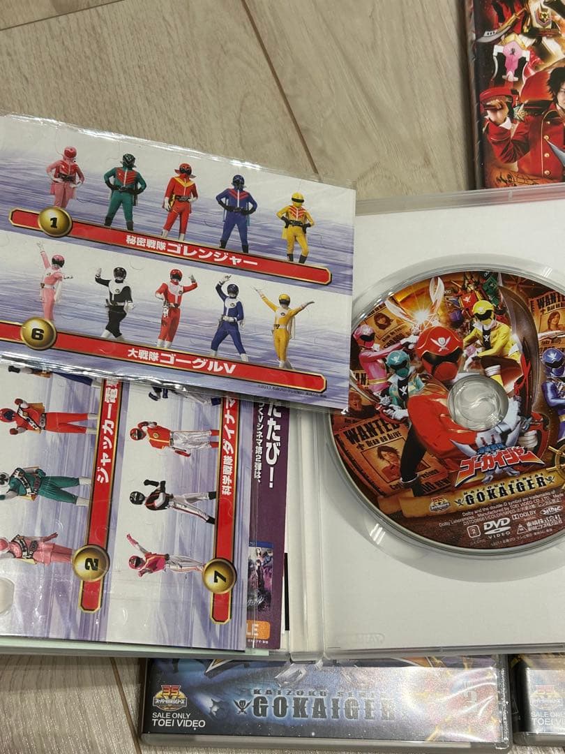 海賊戦隊ゴーカイジャー　DVD BOX全12巻セット　特典付　中古品