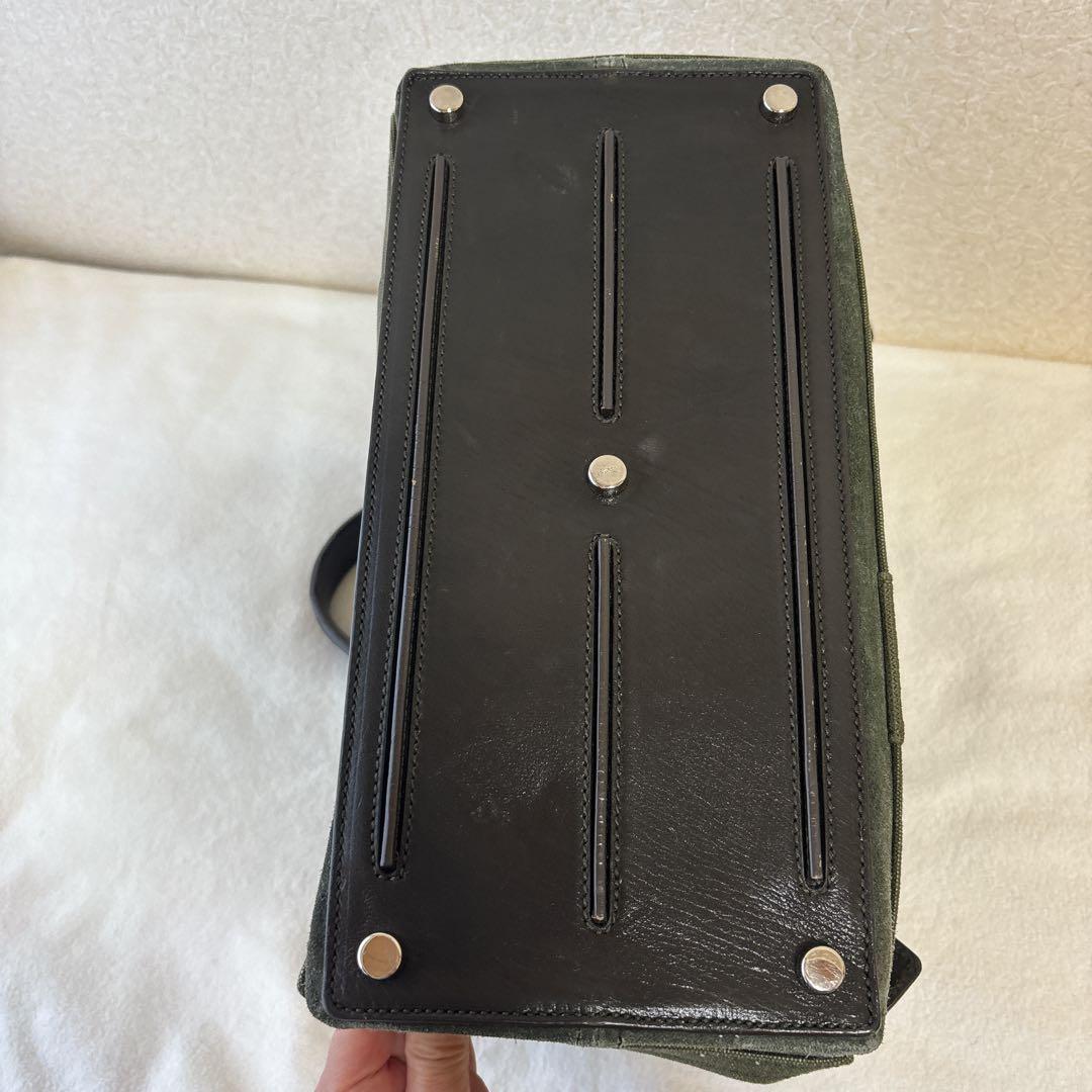 【伊勢丹限定】イヴサンローラン ミューズトゥ ミリタリーキャンバス × レザー