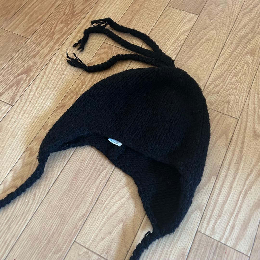 number (n)ine 耳当て　ニットキャップ