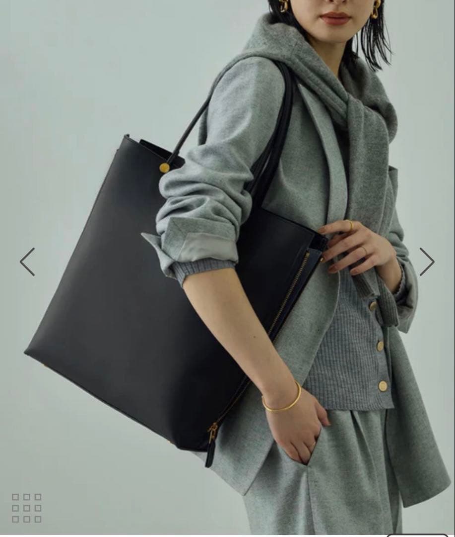 【E'POR】Y BAG Large【A4対応】　ブラック