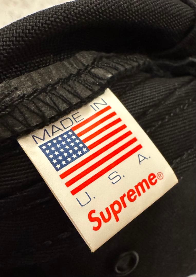 Supreme ブラック ジェットキャップ