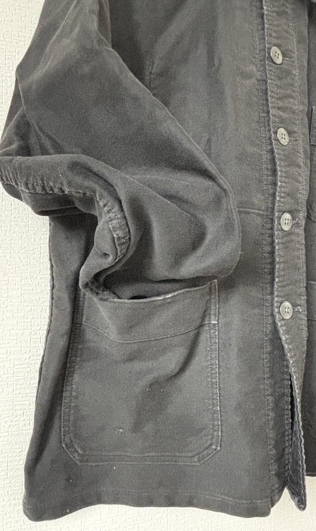 アドルフラフォン ブラックモールスキン ジャケット adolphe lafont