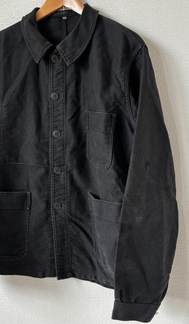 アドルフラフォン ブラックモールスキン ジャケット adolphe lafont