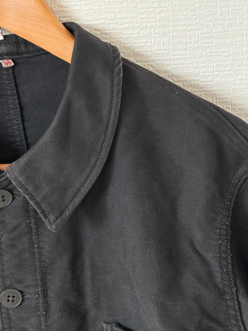 アドルフラフォン ブラックモールスキン ジャケット adolphe lafont