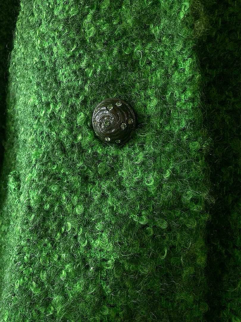 c*o様 ビンテージ60sモヘアウール グリーン コート 50s レトロ 大正モ