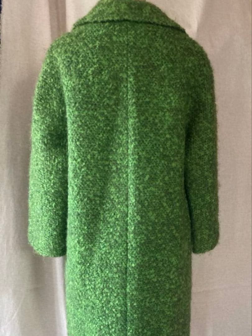 c*o様 ビンテージ60sモヘアウール グリーン コート 50s レトロ 大正モ