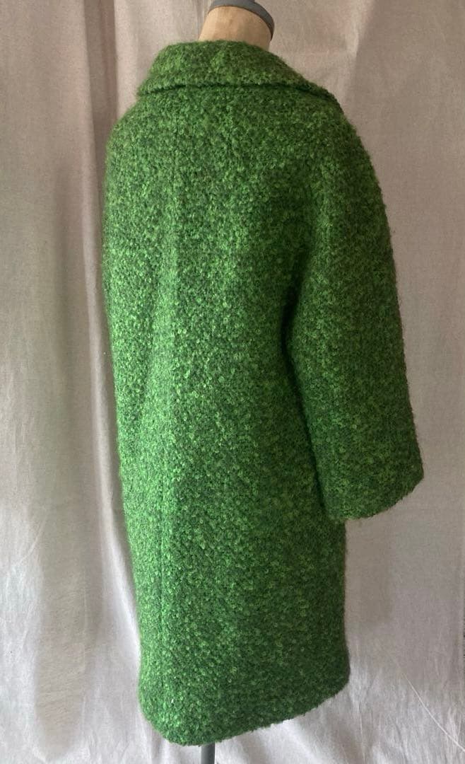 c*o様 ビンテージ60sモヘアウール グリーン コート 50s レトロ 大正モ