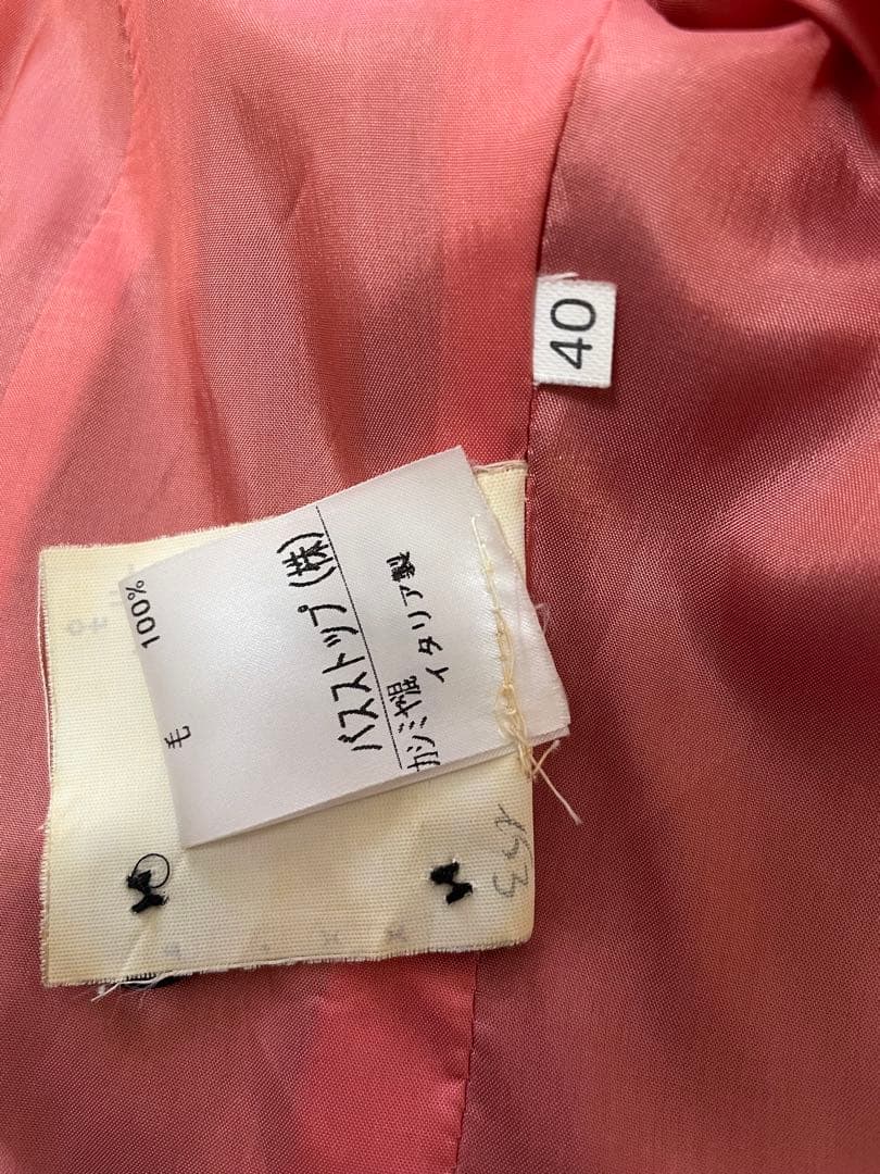 Alexander McQueenマックイーン肩パッド入テーラードジャケット