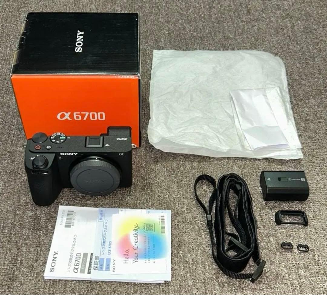 《9月購入》SONY α6700 ILCE-6700 APS-C ミラーレス一眼