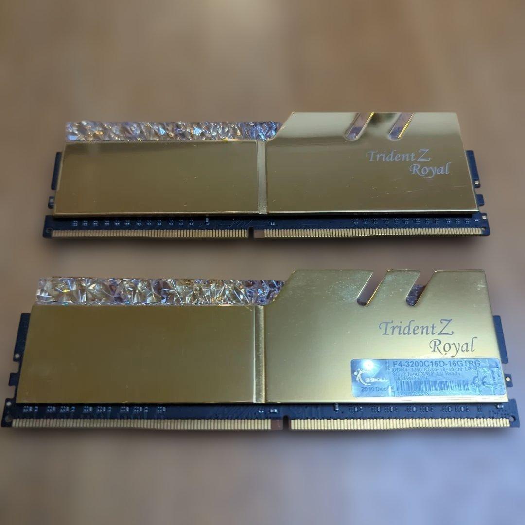 メモリー G. SKILL TRIDENT Z  DDR4-3200 16GB