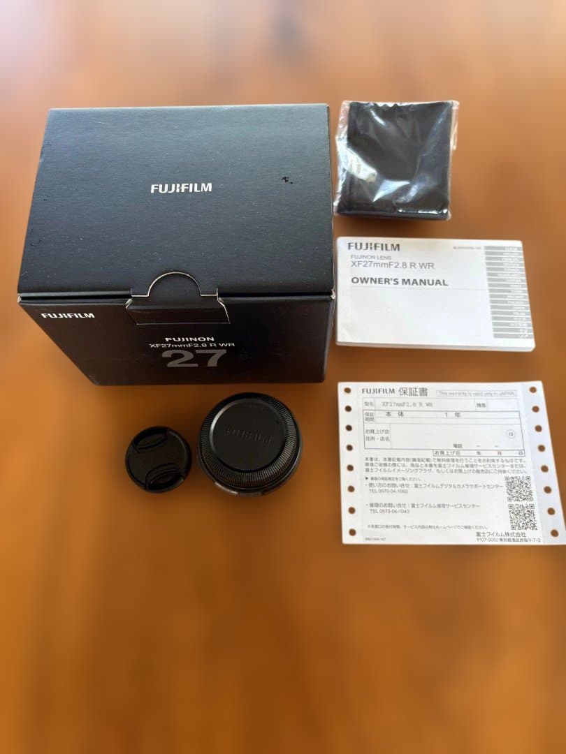 富士フイルム フジノンレンズ 　XF27mm F2.8 R WR パンケーキ