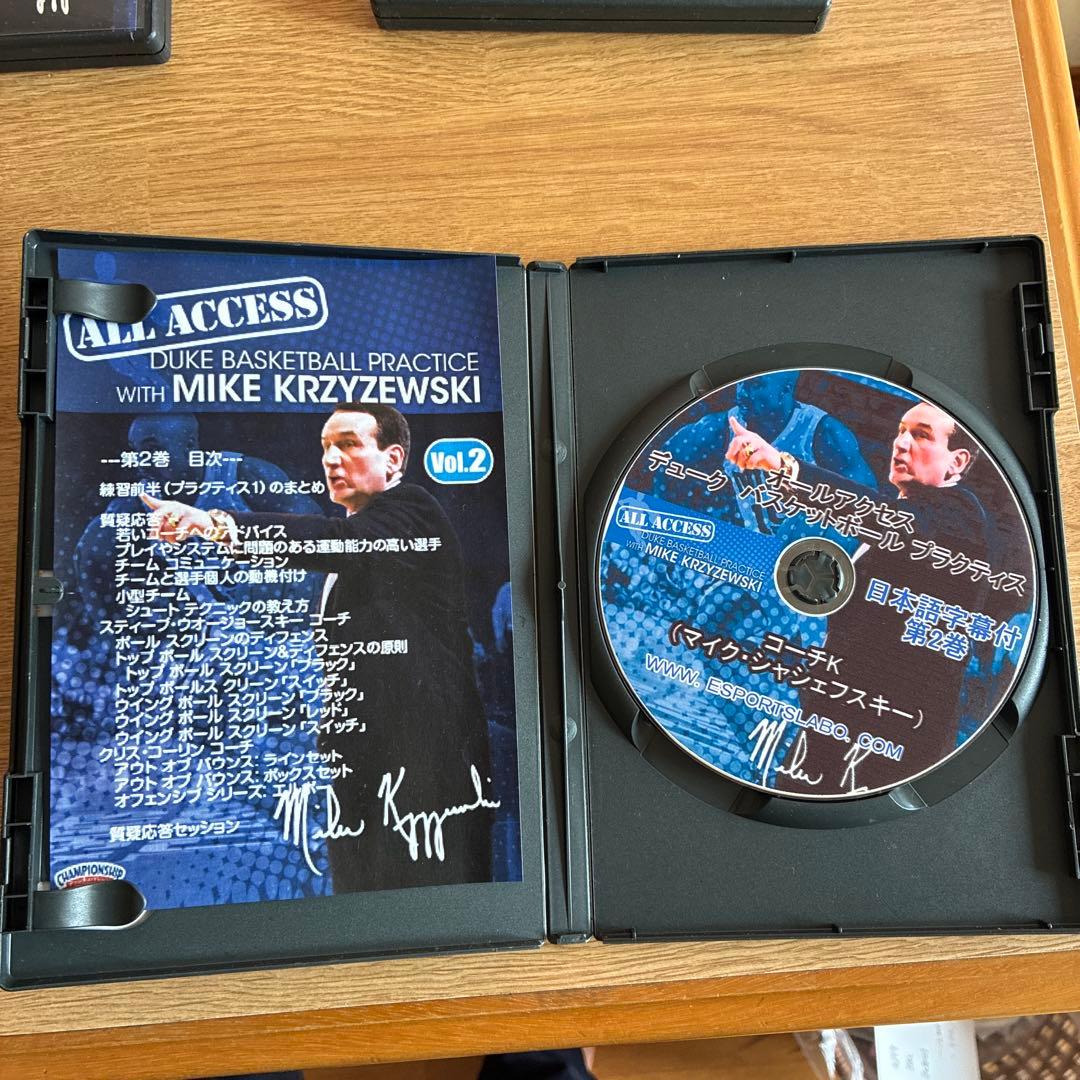 デューク大学バスケットボールプラクティス4巻セット