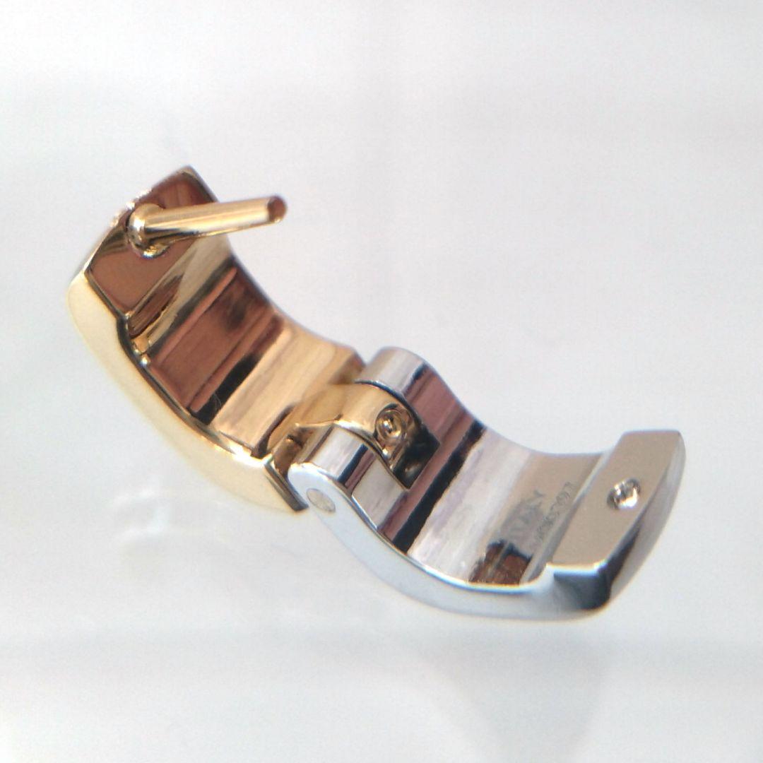 極美品LOUIS VUITTON ブックドレイユ ナノグラム フープピアス 片耳