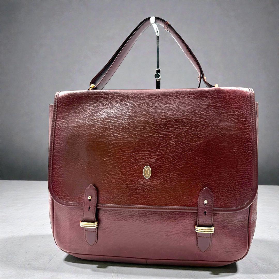 Cartier カルティエ マストライン ビジネスバック ブリーフケース