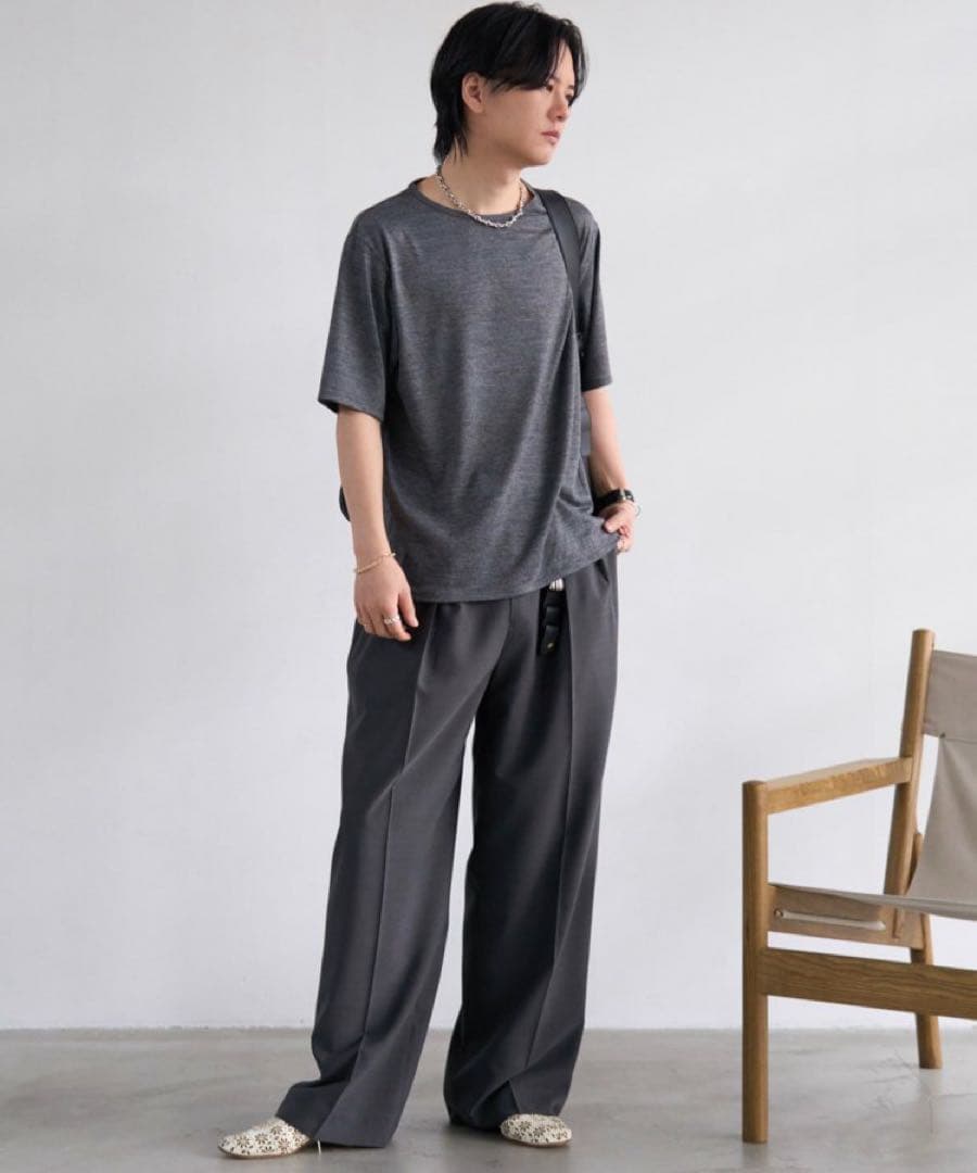 スーツ LIDNM SUPER LIGHT WOOL TROUSERS