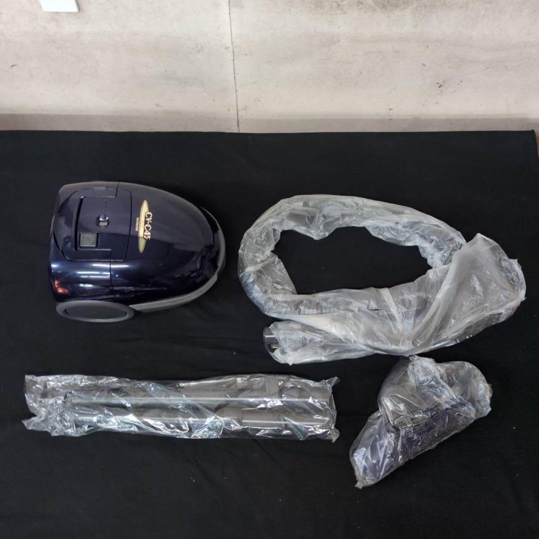 【未使用】日立 掃除機 CV-C45 エンペラーブルー 昭和レトロ 箱・説明書付