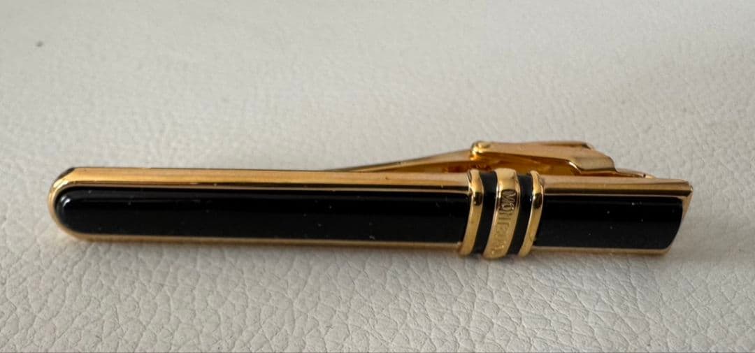 MONTBLANC（モンブラン） ネクタイピン・カフリンクス ブラック×ゴールド