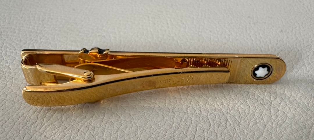 MONTBLANC（モンブラン） ネクタイピン・カフリンクス ブラック×ゴールド