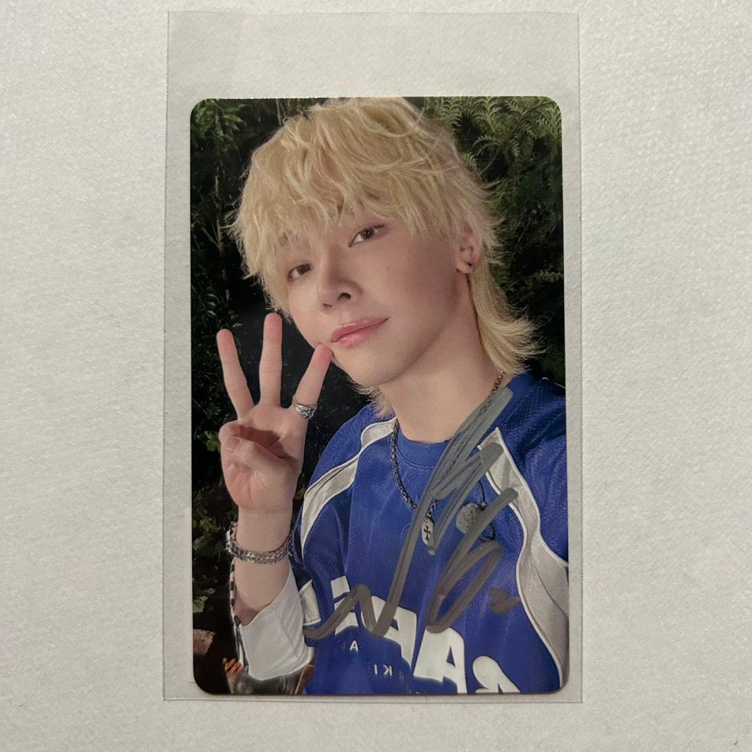 &TEAM ニコラス Weverse 直筆 サイン 1枚