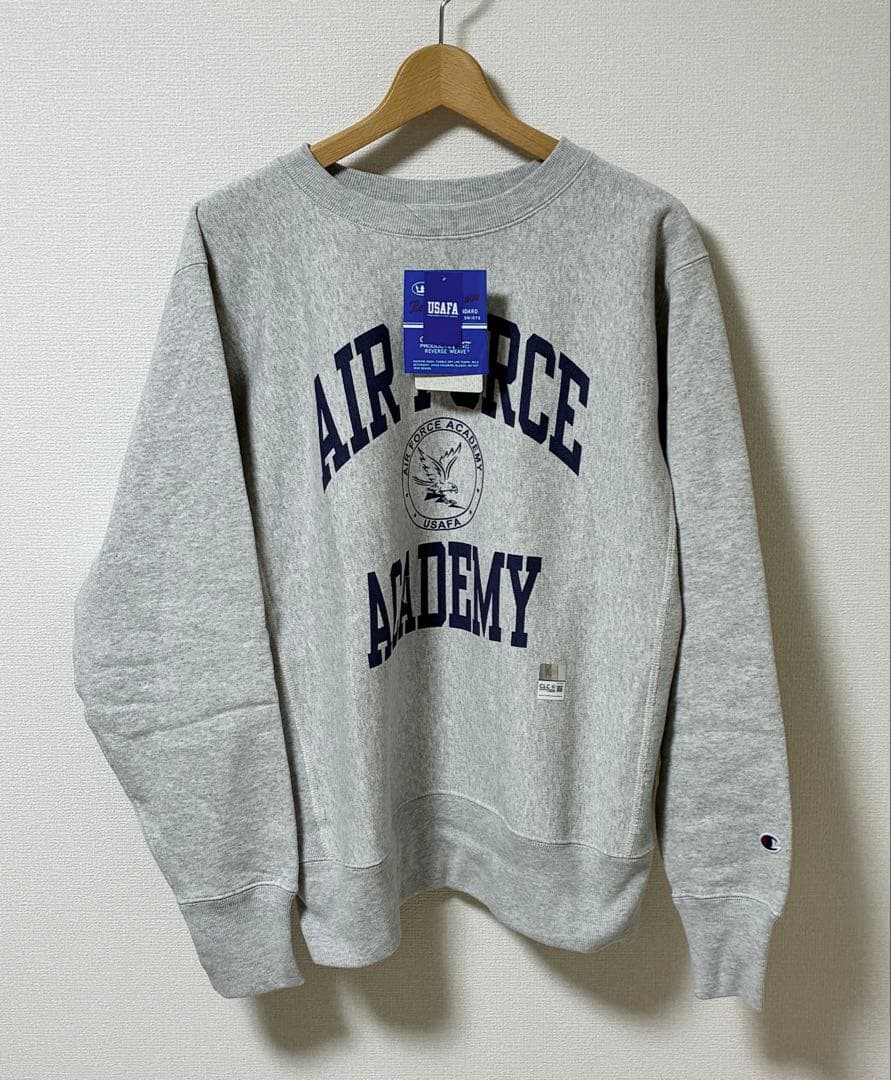 ゴ*ん様 新品 /青単タグ チャンピオン リバースウィーブ USAFA /人気G