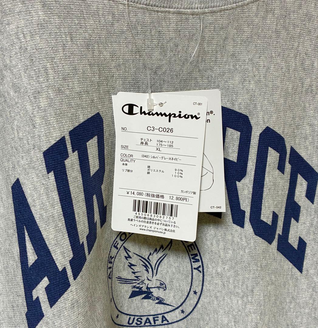 ゴ*ん様 新品 /青単タグ チャンピオン リバースウィーブ USAFA /人気G