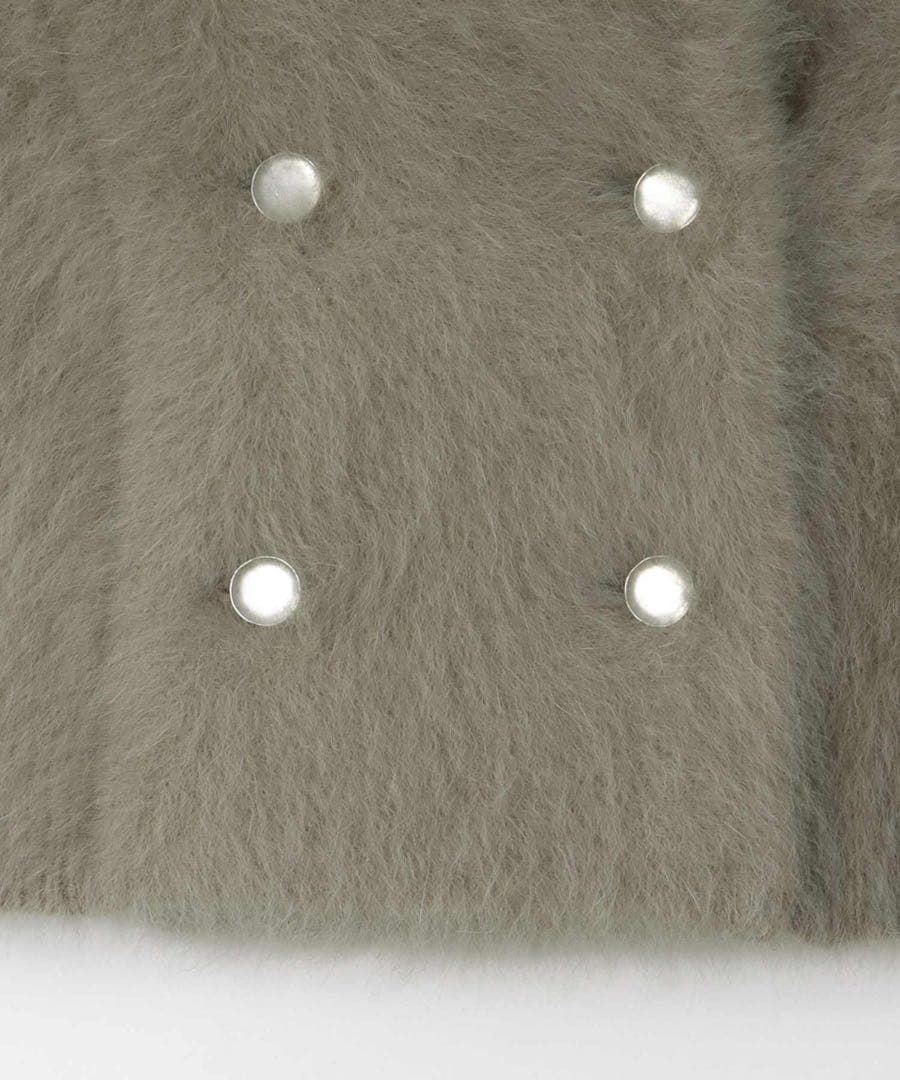 DRESSLAVE fox cashmere short ｗ jacket