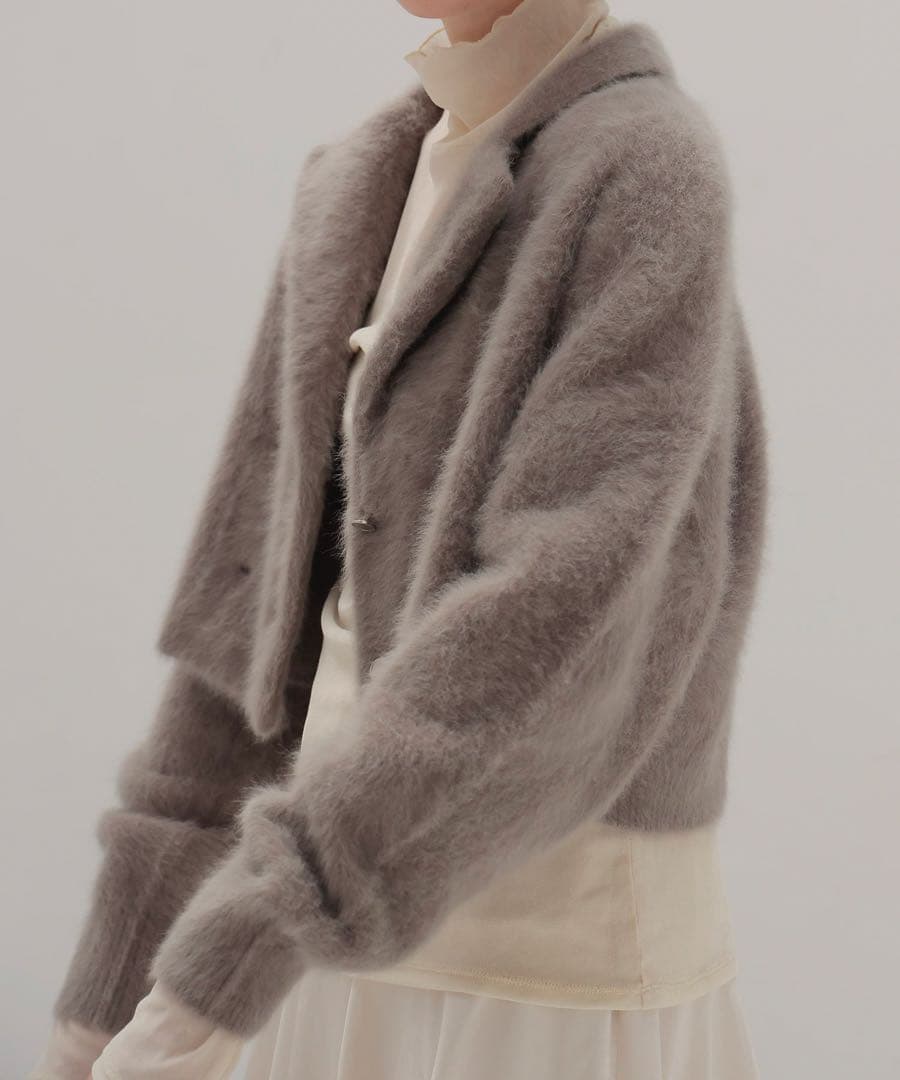 DRESSLAVE fox cashmere short ｗ jacket