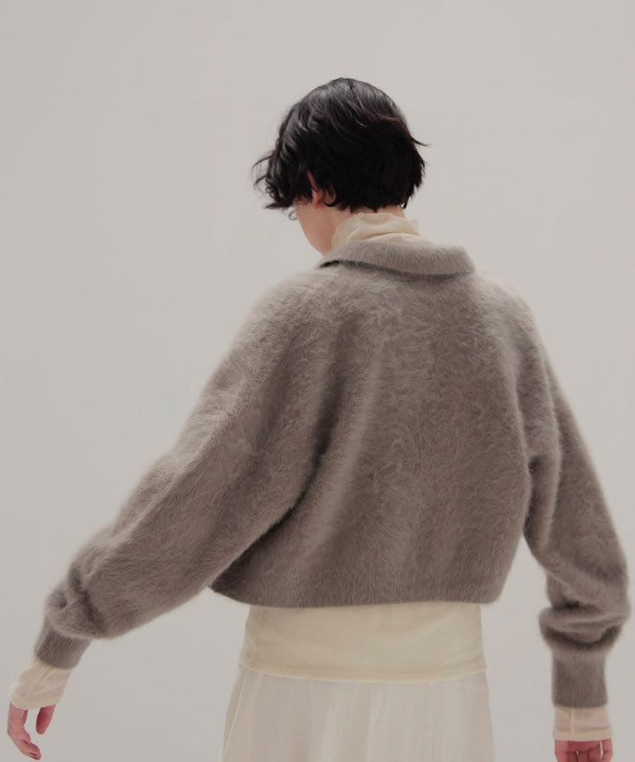 DRESSLAVE fox cashmere short ｗ jacket