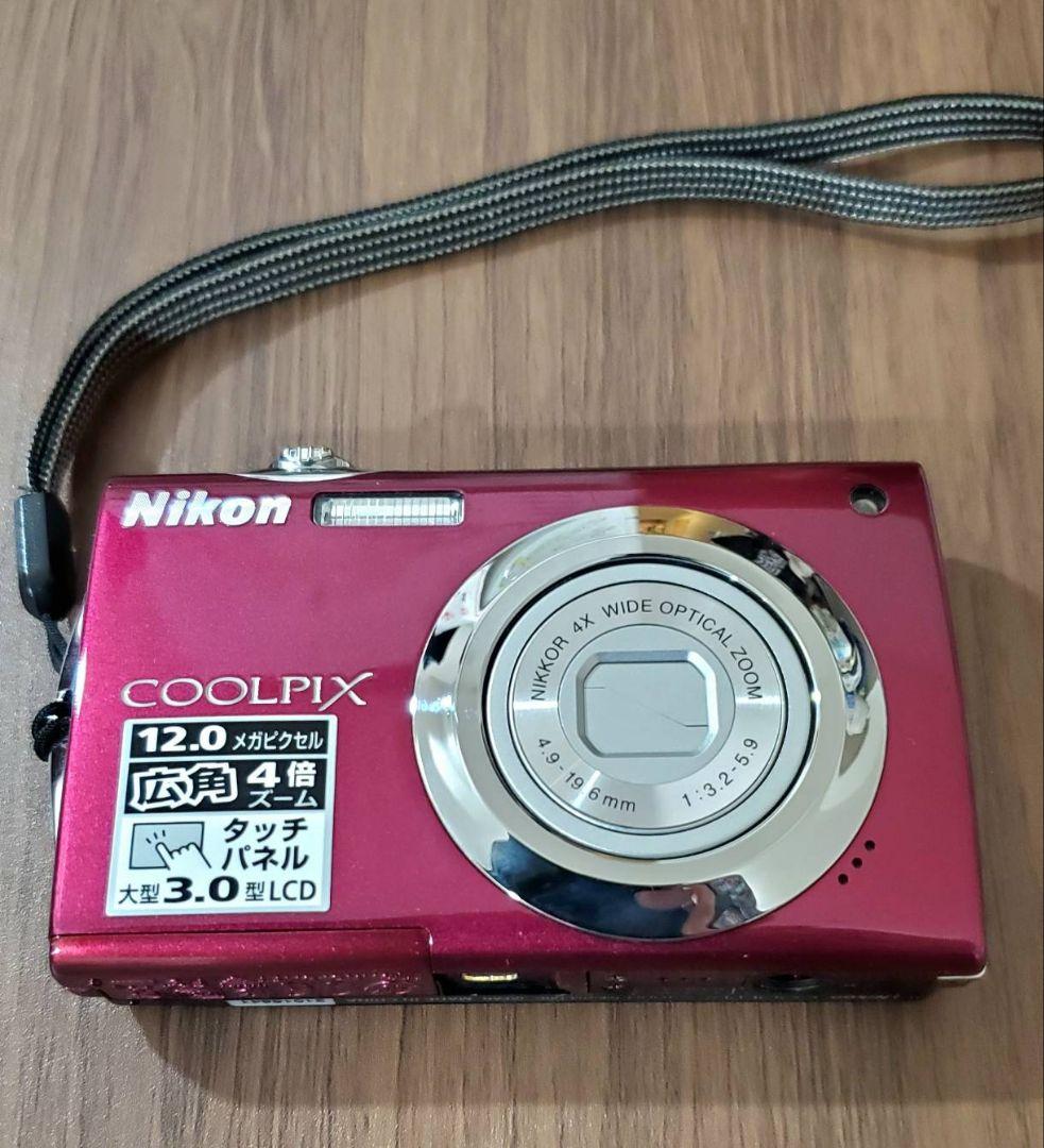 Nikon デジカメ COOLPIX S4000 ルビーレッド　sdカード付き